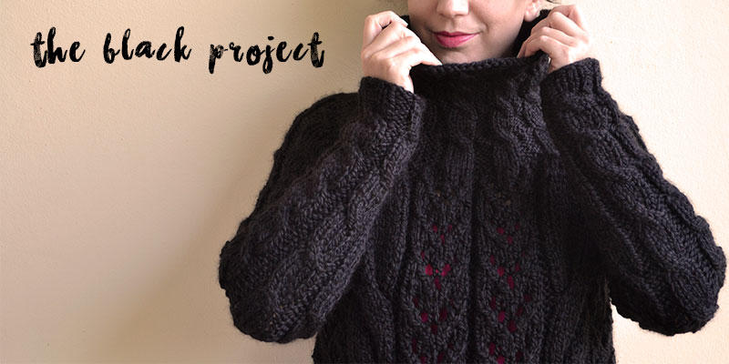 The Black Project (tejiendo con lana negra)